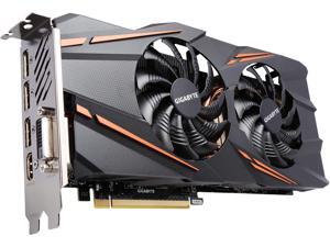 GIGABYTE GeForce GTX 1070 DirectX 12 GV-N1070WF2OC-8GD 8GB 256-Bit GDDR5 PCI Express 3.0 x16 ATX Video Card GIGABYTE GeForce GTX 1070 DirectX 12 GV-N1070WF2OC-8GD 8GB 256-Bit GDDR5 PCI Express 3.0 x16 ATX Video Card