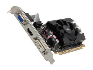 MSI GeForce GT 610 DirectX 11 N610GT-MD2GD3/LP 2GB 64-Bit DDR3 PCI Express 2.0 x16 HDCP Ready Low Profile Ready Video Card MSI GeForce GT 610 DirectX 11 N610GT-MD2GD3/LP 2GB 64-Bit DDR3 PCI Express 2.0 x16 HDCP Ready Low Profile Ready Video Card