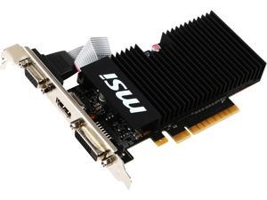 MSI GeForce GT 710 DirectX 12 GT 710 1GD3H LPV1 1GB 64-Bit DDR3 PCI Express 2.0 x 8 HDCP Ready Low Profile Video Card MSI GeForce GT 710 DirectX 12 GT 710 1GD3H LPV1 1GB 64-Bit DDR3 PCI Express 2.0 x 8 HDCP Ready Low Profile Video Card