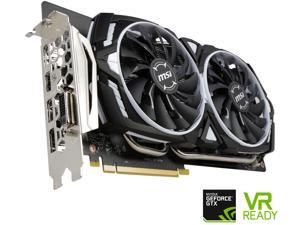 MSI GeForce GTX 1060 DirectX 12 GTX 1060 ARMOR 6G OC 6GB 192-Bit GDDR5 PCI Express 3.0 x16 HDCP Ready ATX Video Card MSI GeForce GTX 1060 DirectX 12 GTX 1060 ARMOR 6G OC 6GB 192-Bit GDDR5 PCI Express 3.0 x16 HDCP Ready ATX Video Card