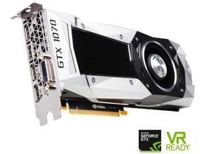PNY GeForce GTX 1070 Founders Edition 8GB GDDR5 PCI Express 3.0 Graphics Card VCGGTX10708PB-CG PNY GeForce GTX 1070 Founders Edition 8GB GDDR5 PCI Express 3.0 Graphics Card VCGGTX10708PB-CG