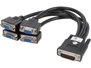 matrox LFH60 Male to 4 x HD15 Female analog Cable Model CAB-L60-4XAF matrox LFH60 Male to 4 x HD15 Female analog Cable Model CAB-L60-4XAF