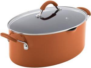 Rachael Ray 8-qt. Nonstick Cucina Pasta Pot, Pumpkin Rachael Ray 8-qt. Nonstick Cucina Pasta Pot, Pumpkin