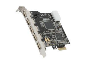 SYBA PCI-Express 5 Ports USB 2.0 Card Model SD-PEX20019 SYBA PCI-Express 5 Ports USB 2.0 Card Model SD-PEX20019
