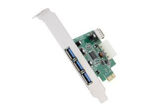 SYBA USB 3.0 (3+1) PCI-e Controller Card, Etron Chipset, Molex (IDE HD 4-pin) Built-in Model SY-PEX20135 SYBA USB 3.0 (3+1) PCI-e Controller Card, Etron Chipset, Molex (IDE HD 4-pin) Built-in Model SY-PEX20135