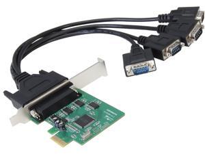 SYBA 4 Serial Ports PCI-e Controller Card, w/ Fan-out Cable, Low Profile Bracket, Chipset (WCH384L) Model SI-PEX15038 SYBA 4 Serial Ports PCI-e Controller Card, w/ Fan-out Cable, Low Profile Bracket, Chipset (WCH384L) Model SI-PEX15038