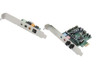 SYBA 7.1 Surround Sound, S/PDIF In/Out, Digital/Analog PCI-e Audio Card Model SD-PEX63081 SYBA 7.1 Surround Sound, S/PDIF In/Out, Digital/Analog PCI-e Audio Card Model SD-PEX63081