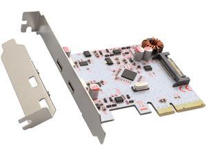 SYBA USB 3.1 10Gbps Type-C PCI-E Controller Card Model SD-PEX20200 SYBA USB 3.1 10Gbps Type-C PCI-E Controller Card Model SD-PEX20200