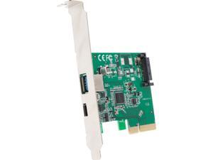 SYBA USB 3.1 10Gbps Type-A and Type-C PCI-E x4 Host Card Model SI-PEX20189 SYBA USB 3.1 10Gbps Type-A and Type-C PCI-E x4 Host Card Model SI-PEX20189