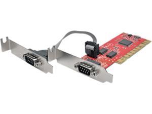Tripp Lite 2-Port DB9 (RS-232) Serial PCI Express Card with 16550 UART, Low Profile (PCI-D9-02-LP) Tripp Lite 2-Port DB9 (RS-232) Serial PCI Express Card with 16550 UART, Low Profile (PCI-D9-02-LP)