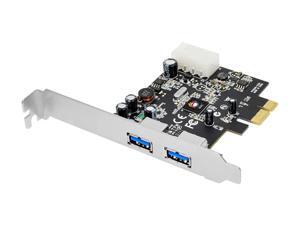 SIIG SuperSpeed USB 3.0 2-Port PCI Express - Value Model JU-E20011-S1 SIIG SuperSpeed USB 3.0 2-Port PCI Express - Value Model JU-E20011-S1