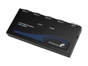 StarTech ST124PRO 4 Port High-Resolution 350 MHz VGA Video Splitter / Distribution Amplifier StarTech ST124PRO 4 Port High-Resolution 350 MHz VGA Video Splitter / Distribution Amplifier
