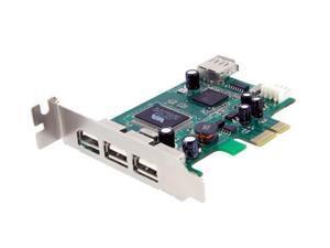 StarTech 4 Port PCI Express Low Profile High Speed USB Card Model PEXUSB4DP StarTech 4 Port PCI Express Low Profile High Speed USB Card Model PEXUSB4DP