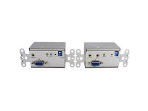 StarTech VGA Wall Plate Video Extender over Cat5 with Audio STUTPWALLA StarTech VGA Wall Plate Video Extender over Cat5 with Audio STUTPWALLA