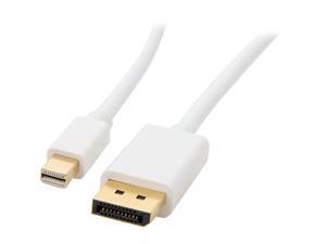 StarTech Model MDP2DPMM2MW 6.6 ft. (2m) Mini DisplayPort to DisplayPort Adapter Cable M-M StarTech Model MDP2DPMM2MW 6.6 ft. (2m) Mini DisplayPort to DisplayPort Adapter Cable M-M