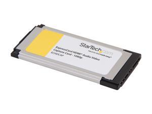 StarTech ECHDCAP HDMI to ExpressCard HD Video Capture Card Adapter 1080p StarTech ECHDCAP HDMI to ExpressCard HD Video Capture Card Adapter 1080p