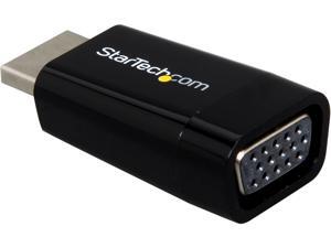 StarTech Compact HDMI to VGA Adapter Converter - 1920x1200/1080p HD2VGAMICRO - Retail StarTech Compact HDMI to VGA Adapter Converter - 1920x1200/1080p HD2VGAMICRO - Retail