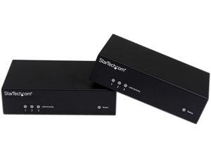 StarTech HDMI Over CAT5e / CAT6 Extender w/ Power Over Cable RS232 IR and 10/100 Ethernet - 330 ft (100m) ST121HDBT5 StarTech HDMI Over CAT5e / CAT6 Extender w/ Power Over Cable RS232 IR and 10/100 Ethernet - 330 ft (100m) ST121HDBT5