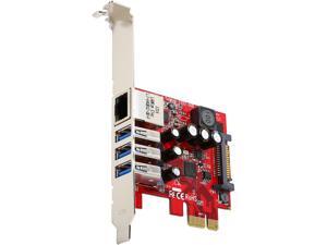 StarTech 3-port PCI Express USB 3.0 card + Gigabit Ethernet Model PEXUSB3S3GE StarTech 3-port PCI Express USB 3.0 card + Gigabit Ethernet Model PEXUSB3S3GE