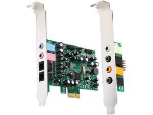 StarTech 7.1 channel sound card - PCI Express, 24-bit, 192KHz Model PEXSOUND7CH StarTech 7.1 channel sound card - PCI Express, 24-bit, 192KHz Model PEXSOUND7CH