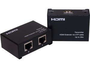 AWA Technology Inc. ROCKSOUL HDMI Ext Cat5E Cat6 cable Range 30 meters without IR Black HM-EX06SXHD AWA Technology Inc. ROCKSOUL HDMI Ext Cat5E Cat6 cable Range 30 meters without IR Black HM-EX06SXHD