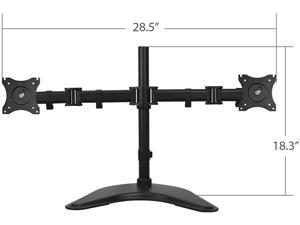 SIIG CE-MT1712-S2 Dual Monitor Desk Stand - Stand For 2 Lcd Displays - Black - Screen Size: 13 Inch - 27 Inch - Desktop Stand, Desk-Mountable SIIG CE-MT1712-S2 Dual Monitor Desk Stand - Stand For 2 Lcd Displays - Black - Screen Size: 13 Inch - 27 Inch - Desktop Stand, Desk-Mountable