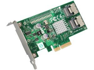 SUPERMICRO AOC-SASLP-MV8 PCI-Express x4 Low Profile SAS RAID Controller SUPERMICRO AOC-SASLP-MV8 PCI-Express x4 Low Profile SAS RAID Controller