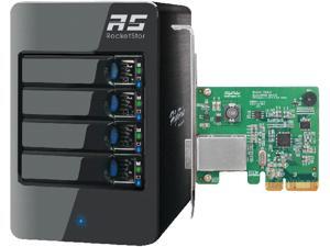 HighPoint RocketStor 6414VS - 4-Bay Q-SATA Value RAID Tower Enclosure HighPoint RocketStor 6414VS - 4-Bay Q-SATA Value RAID Tower Enclosure