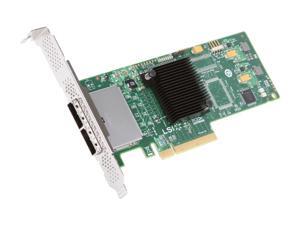 LSI LSI00188 PCI Express Low Profile Ready SATA / SAS 9200-8e Controller Card (Single Pack)--Avago Technologies LSI LSI00188 PCI Express Low Profile Ready SATA / SAS 9200-8e Controller Card (Single Pack)--Avago Technologies