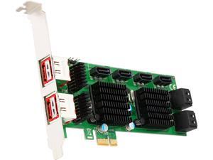 SYBA SD-PEX40105 SATA 8-Port SATA III and eSATA 6G PCI-E 2.0 x1 Card SYBA SD-PEX40105 SATA 8-Port SATA III and eSATA 6G PCI-E 2.0 x1 Card