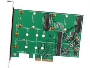 SYBA SY-PEX50090 PCI-Express x4 2 Port mSATA & M.2 (NGFF) PCI-E x4 RAID Card SYBA SY-PEX50090 PCI-Express x4 2 Port mSATA & M.2 (NGFF) PCI-E x4 RAID Card
