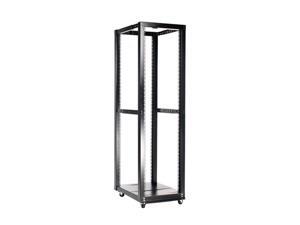 StarTech 4POSTRACKBK 42U Adjustable 4 Post Open Server Equipment Rack Cabinet StarTech 4POSTRACKBK 42U Adjustable 4 Post Open Server Equipment Rack Cabinet