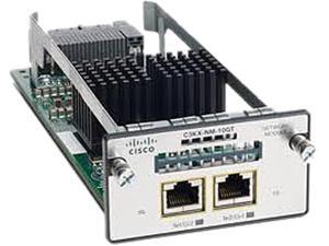 Cisco C3KX-NM-10GT= Two 10GB-T ports network module Cisco C3KX-NM-10GT= Two 10GB-T ports network module