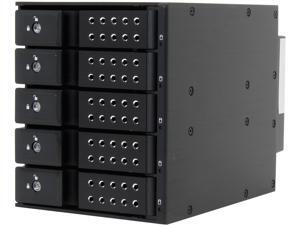 iStarUSA BPN-DE350SS-BLACK 3x5.25" to 5x3.5" SAS/SATA 6.0 Gb/s Trayless Hot-Swap Cage iStarUSA BPN-DE350SS-BLACK 3x5.25" to 5x3.5" SAS/SATA 6.0 Gb/s Trayless Hot-Swap Cage