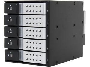 iStarUSA BPN-DE350SS-SILVER 3x5.25" to 5x3.5" SAS/SATA 6.0 Gb/s Trayless Hot-Swap Cage iStarUSA BPN-DE350SS-SILVER 3x5.25" to 5x3.5" SAS/SATA 6.0 Gb/s Trayless Hot-Swap Cage