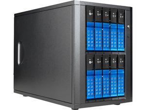 iStarUSA DAGE1040DEBL-PM 10-bay 3.5" SATA 6.0 Gb/s eSATA-Port Multiplier Trayless JBOD Enclosure 250W PSU iStarUSA DAGE1040DEBL-PM 10-bay 3.5" SATA 6.0 Gb/s eSATA-Port Multiplier Trayless JBOD Enclosure 250W PSU