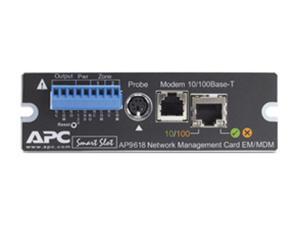 APC AP9618 UPS Network Management Card w/ Environmental Monitoring & Out of Band Management APC AP9618 UPS Network Management Card w/ Environmental Monitoring & Out of Band Management