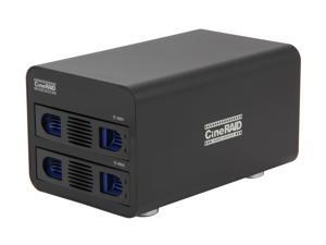 CineRAID CR-H252 Hardware RAID, Supports RAID 0, 1, JBOD 2 3.5" Drive Bays USB 3.0 (Backwards Compatible to USB 2.0) 2-Bay RAID/JBOD Enclosure CineRAID CR-H252 Hardware RAID, Supports RAID 0, 1, JBOD 2 3.5" Drive Bays USB 3.0 (Backwards Compatible to USB 2.0) 2-Bay RAID/JBOD Enclosure
