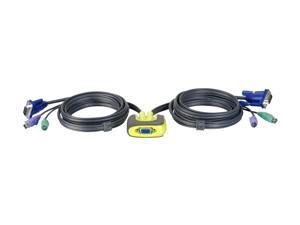 IOGEAR GCS62 MiniView Micro PS/2 KVM Switch with Cables IOGEAR GCS62 MiniView Micro PS/2 KVM Switch with Cables