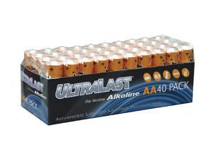 ULTRALAST UL40AAVP 40-pack AA Alkaline Batteries ULTRALAST UL40AAVP 40-pack AA Alkaline Batteries