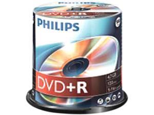 PHILIPS 4.7GB 16X DVD+R Logo 100 Packs Spindle Disc Model DR4S6B00F/17 PHILIPS 4.7GB 16X DVD+R Logo 100 Packs Spindle Disc Model DR4S6B00F/17