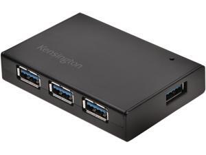Kensington K33979EU USB 3.0 4-Port Hub & Charger — Black Kensington K33979EU USB 3.0 4-Port Hub & Charger — Black
