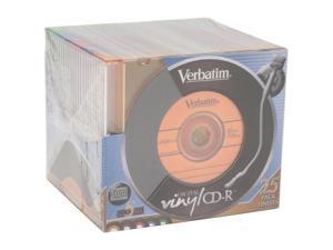 Verbatim 700MB 52X CD-R 25 Packs Digital Vinyl Disc Model 94588-94488 Verbatim 700MB 52X CD-R 25 Packs Digital Vinyl Disc Model 94588-94488