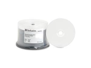 Verbatim 4.7GB 8X DVD+R White Thermal Printable 50 Packs Disc Model 94889 Verbatim 4.7GB 8X DVD+R White Thermal Printable 50 Packs Disc Model 94889