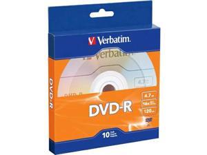 Verbatim DVD-R 4.7GB 16X 10pk Bulk Box Verbatim DVD-R 4.7GB 16X 10pk Bulk Box