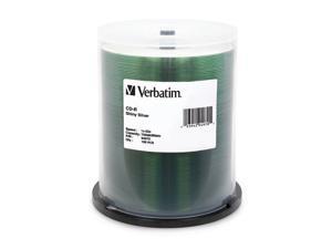 Verbatim CD-R 700MB 52X Shiny Silver Silk Screen Printable - 100pk Spindle Verbatim CD-R 700MB 52X Shiny Silver Silk Screen Printable - 100pk Spindle