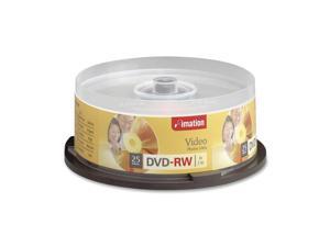 imation 4.7GB 4X DVD-RW 25 Packs Disc Model 17346 imation 4.7GB 4X DVD-RW 25 Packs Disc Model 17346