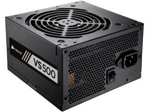 CORSAIR VS Series VS500 (CP-9020118-NA) 500W ATX12V / EPS12V 80 PLUS Certified Active PFC Power Supply CORSAIR VS Series VS500 (CP-9020118-NA) 500W ATX12V / EPS12V 80 PLUS Certified Active PFC Power Supply