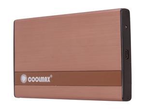 COOLMAX HD-250BZ-U2 2.5" Copper SATA I/II USB 2.0 External Enclosure COOLMAX HD-250BZ-U2 2.5" Copper SATA I/II USB 2.0 External Enclosure
