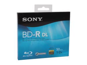 SONY 50GB 2X BD-R DL Single Disc Model BNR-50RH SONY 50GB 2X BD-R DL Single Disc Model BNR-50RH